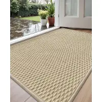 Unyqoos Absorberende en Antislip Deurmat voor Binnengebruik met Elegant Ontwerp 44 x 75 cm