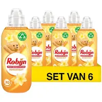 Robijn Wasverzachter Zomerfruit 604ml 30 Wasbeurten Doos 10 Flessen