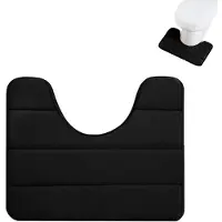 Unyqoos Zachte en Antislip Toilettapijt met U-Vorm voor Veiligheid en Comfort
