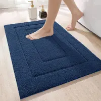 Unyqoos Superzachte Antislip Badmat voor Douche, Bad en Toilet met Sneldrogend Vermogen, 50 x 80 cm