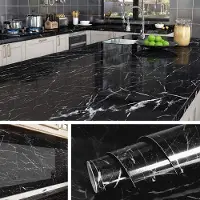 Unyqoos Zelfklevende marmeren folie voor veelzijdig gebruik in huis en keuken
