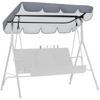 Unyqoos Waterafstotende vervangingshoes voor tuin- en schommelstoelen 210x145 cm