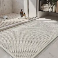 Unyqoos Absorberende en Antislip Chenille Badmat voor Veiligheid en Comfort