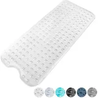 Unyqoos Lange antislip badmat voor veilige en comfortabele douche-ervaring