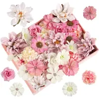 Unyqoos Kleurrijke Set Kunstbloemen voor Creatieve Doe-Het-Zelf Projecten en Decoraties