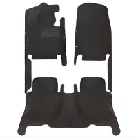 Happiq Tapijten – Voor 5-zits auto 2015–2021 – Auto vloermatten / Interieurdecoratie – Kunstleer, Zwart