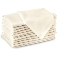 Unyqoos Set van 12 Luxe Katoenen Servetten in Diverse Kleuren voor Elke Gelegenheid