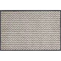 Unyqoos Wasbare deurmat voor binnen en buiten, 50 x 75 cm, geluiddempend en antislip