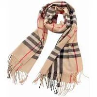 Unyqoos Stijlvolle en warme unisex sjaal met klassiek ruitpatroon voor winterdagen