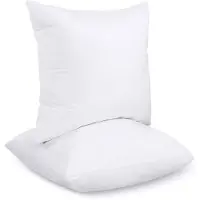 Unyqoos Comfortabele Set van 2 Zachte Kussenvullingen 45 x 45 cm voor Slaapkamer en Woonkamer Decoratie