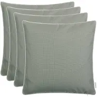 Unyqoos Stijlvol Decoratief Tuinkussen voor Binnen en Buiten, Vuil- en Waterafstotend, 45 x 45 cm, Taupe