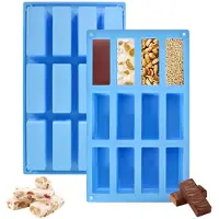 Unyqoos Siliconen bakvorm voor 12 mueslirepen ideaal voor gezonde snacks