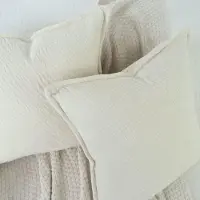 Unyqoos Set van twee zachte chenille kussenslopen voor een stijlvolle woonkamer