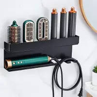 Unyqoos Muurbevestiging voor haardroger en stylingtools zonder boren met EVA-bescherming