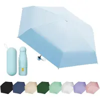 Unyqoos Compacte en Draagbare Mini-Paraplu voor Regen en Zon met UV-Bescherming en Winddicht Design