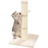 Unyqoos Robuuste kattenkrabpaal met sisaltouw en pluche voor grote katten