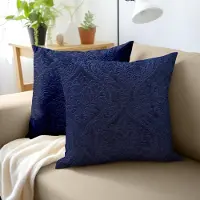 Unyqoos Set van twee elegante fluwelen kussenslopen voor woonkamer en slaapkamer