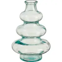 Mica Decorations Bloemenvaas Sira - transparant glas - D14,5 x H22 cm - vaas - sierlijk model