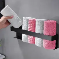 Unyqoos Roestvrijstalen zelfklevende handdoekhouder voor badkamer en keuken