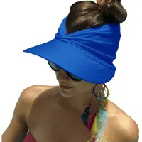 Unyqoos Stijlvolle en Beschermende Zomer Zonnehoed voor Dames met Uv-bescherming en Opvouwbaar Ontwerp