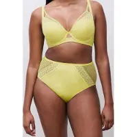 Chantelle Co Bra Tshirt Plunge Citrus Maat: E70 | Bustiers Outlet | Dames | Geel