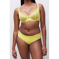 Chantelle Co Bra Underw. Covering Citrus Size: G75 | Torsolets, Brassieres & Corsets Outlet | Dames | Geel