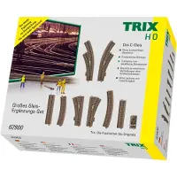 Trix h0 C-rails Uitbreidingsset - Modelspoorbaan rails - 62900