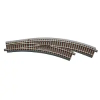 Roco H0 GeoLine (met ballastbed) 61155 Gebogen wissel, Rechts 1 stuk(s)