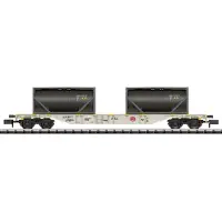 Minitrix 15103 N containerwagen van de AAE/de NS.