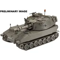 Revell Modelbouwpakket Militaire voertuigen - 63361 M109 A2 - Zelfrijdende Houwitser - Militair Voertuig - Model Set Plastic - 1:72 - Modelbouw