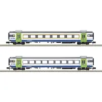Minitrix 18294 N set van 2 personenrijtuigen GoldenPassLine van de BLS