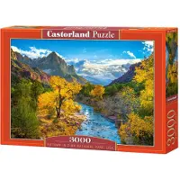 Castorland puzzel Zion Nationalpark herfst USA - 3000 stukjes landschap.