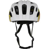 Crazy Safety Fietshelm, cool graffiti-design met in-mold polycarbonaat schaal, kleur: Slate Black, maat M (54-58 cm)