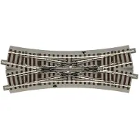 Roco H0 GeoLine (met ballastbed) 61164 Engels wissel 200 mm 1 stuk(s)