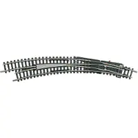 Minitrix N Spoor T14947 Gebogen wissel, links (N-spoor)