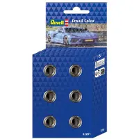 Wittmax Hobbyverf Enamel verf - 32201 Verfkleuren voor Chevrolet Corvette C8 Coupe - 6x - Enamel Set Verf set - 6x 14 ml