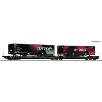 Roco 6600170 Containerwagen DC TX logistiek