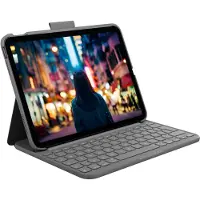 Logitech Slim Folio Apple iPad (2022) Toetsenbord Hoes AZERTY