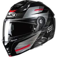 HJC i91 Dusk MC1 Systeemhelm Antraciet/Zwart/Rood M unisex grijs