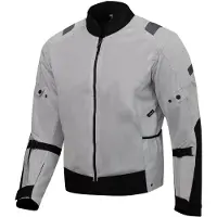 Merlin Taos Air Mesh Stretch Light Grijs Zwart Textiele Motorjas Maat 4XL