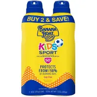 Banana Boat Kids Sport SPF 50 - Zonnebrand Spray Set 2x voor Kinderen - Bescherming, SPF 50