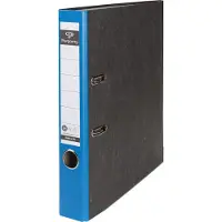 Pergamy Ordner A4 50 mm karton gewolkt blauw - 4 stuks