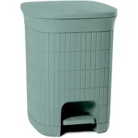 Kerbl Pedaalemmer 'Domus' - 20 liter - Green Tea – Gerecycled kunststof