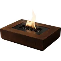 Tenderflame Daisy Tafelhaard - Roest - Tenderfuel - Bio-Ethanol Alternatief - Rookvrij, veilig, schoon en geurarm
