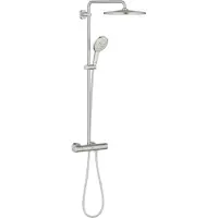 GROHE Rainshower SmartActive 310 douchesysteem rond thermostatisch hoofddouche Ø31cm en handdouche Ø13cm supersteel 26836dc0