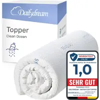 Nivion Matrastopper 100x200 cm – Traagschuim – Zacht ligcomfort – 5 cm – Clean Ocean M – Topper