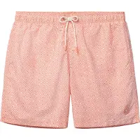 Shiwi Heren Zwembroeken Mike Swim Shorts 7 Inch Geo Square - Oranje - Maat M