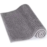 Unyqoos Ultrazachte Antislip Badmat van Chenille Microvezel voor Comfort en Veiligheid in de Badkamer