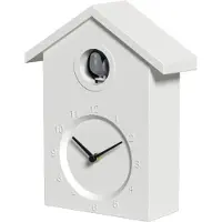 Nexxt Koekoeksklok Wandklok met Instelbaar Volume en Nachtstand - Wit