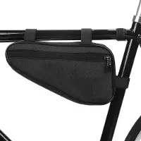 Unyqoos Driehoekige fietstas met klittenband voor race- en mountainbikes 1,5 L